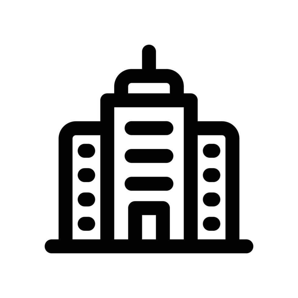 city icon. line icon for your website, mobile, presentation, and logo design. vector