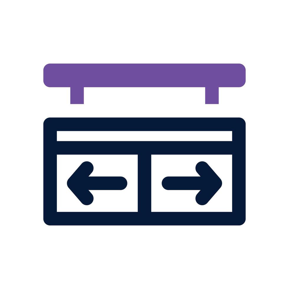 direction icon. dual tone icon for your website, mobile, presentation, and logo design. vector