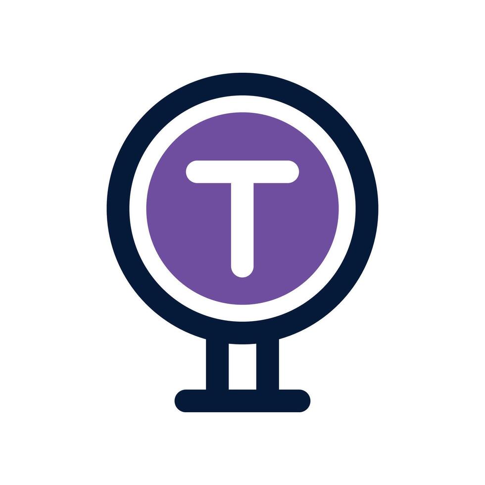 taxi sign icon. dual tone icon for your website, mobile, presentation, and logo design. vector