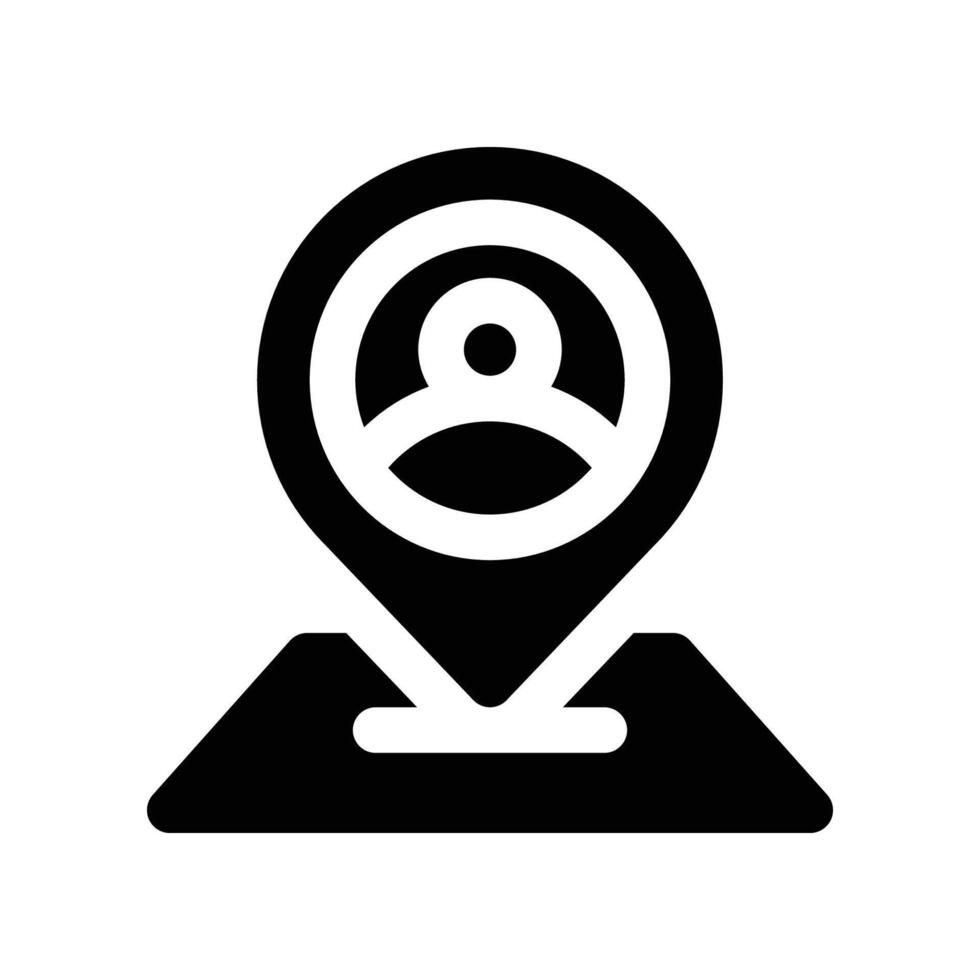 customer icon. glyph icon for your website, mobile, presentation, and logo design. vector