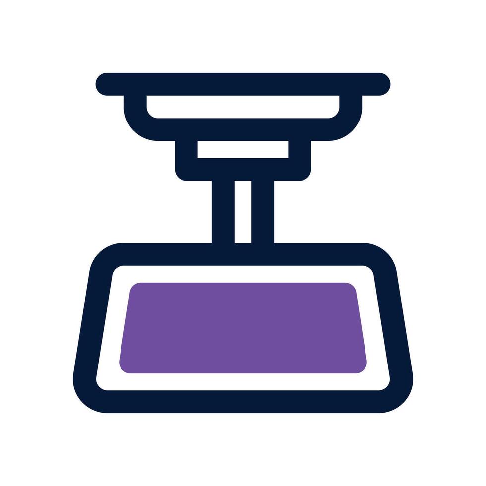 rearview mirror icon. dual tone icon for your website, mobile, presentation, and logo design. vector