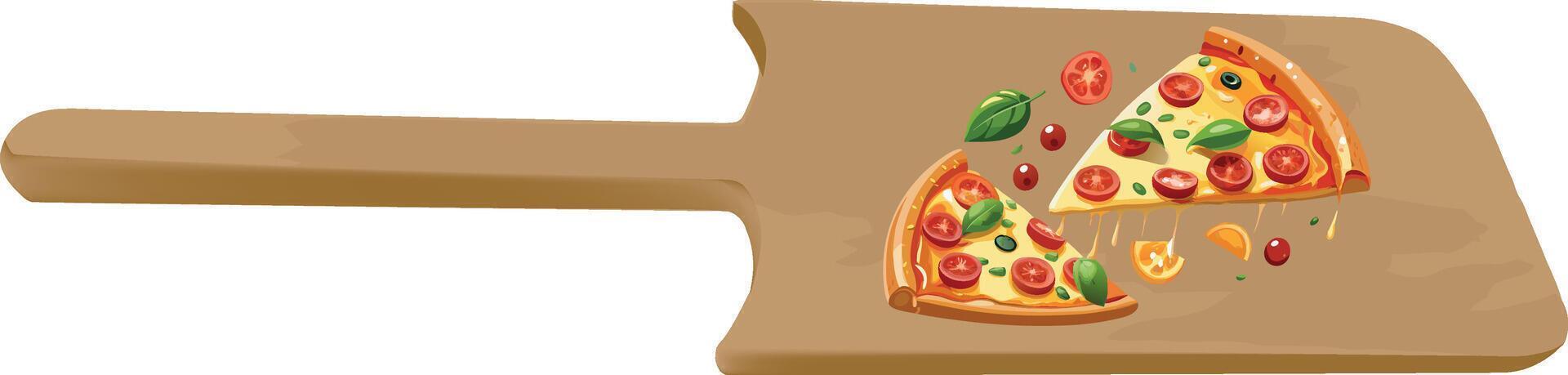 Pizza cutter clip art vector