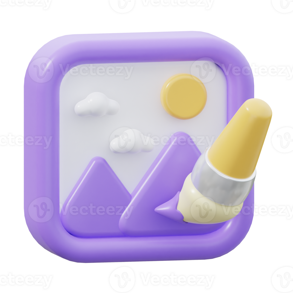 3D Image Editor Illustration png