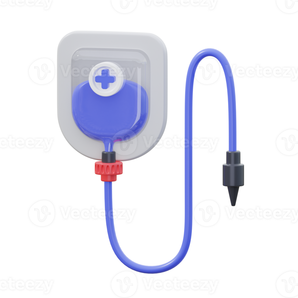 3D Iv Pole Illustration png
