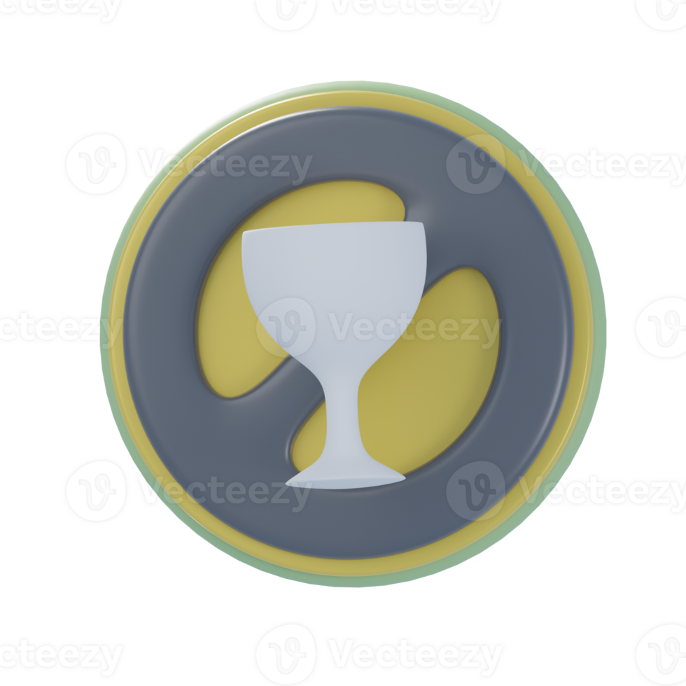 3D No Drink Illustration png
