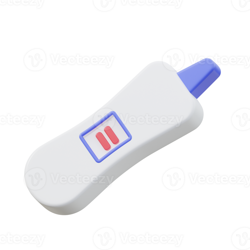3D Pregnancy Tester Illustration png