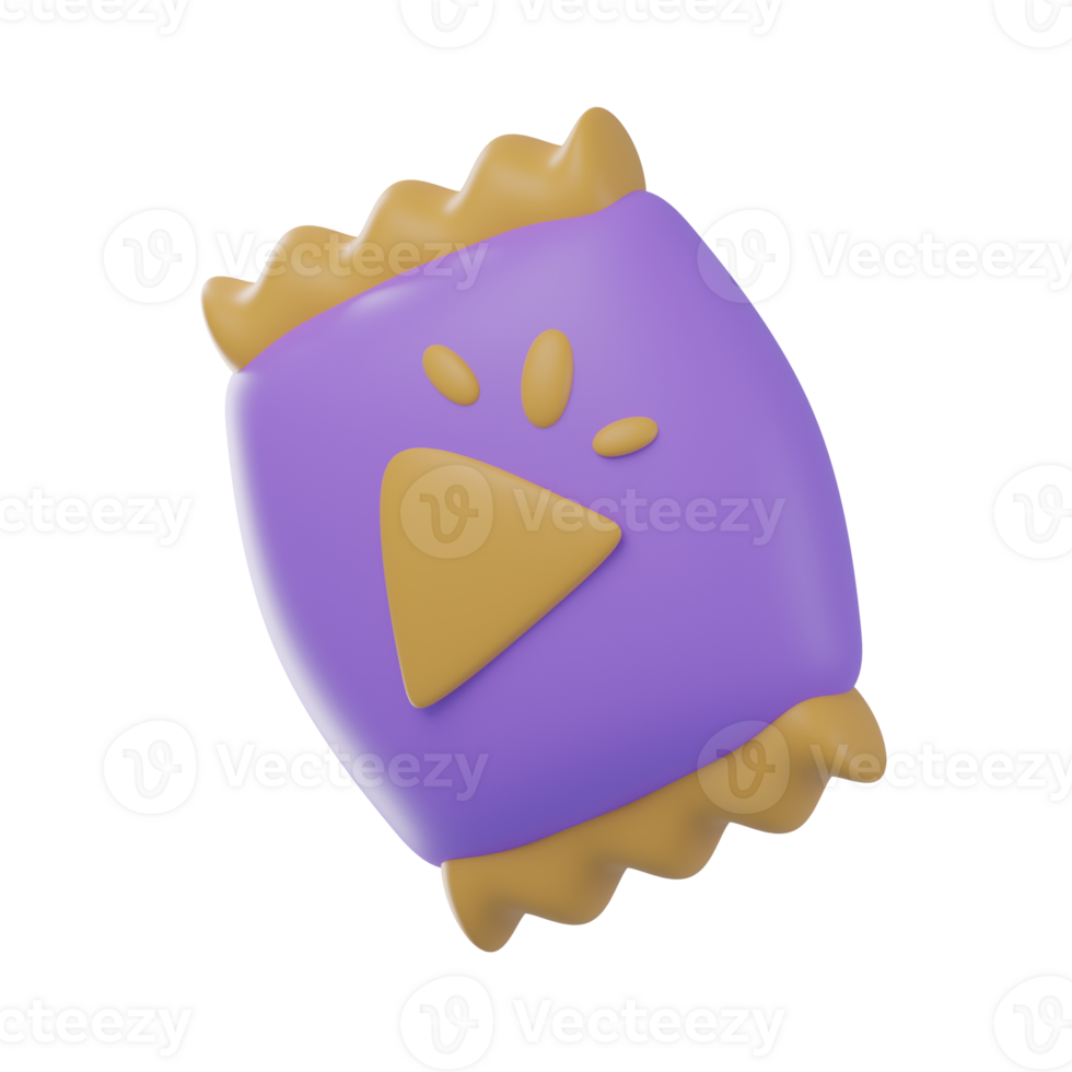 3D Snack Illustration png