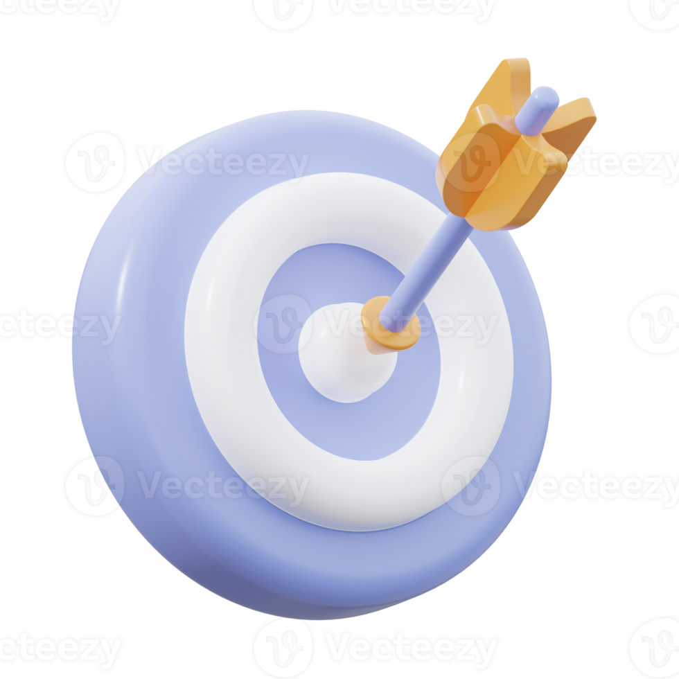 3D Target Illustration png