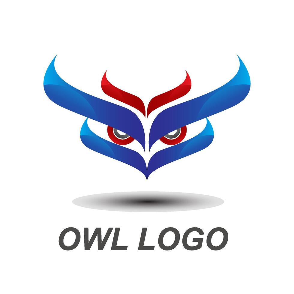 owl gaming logo design vector