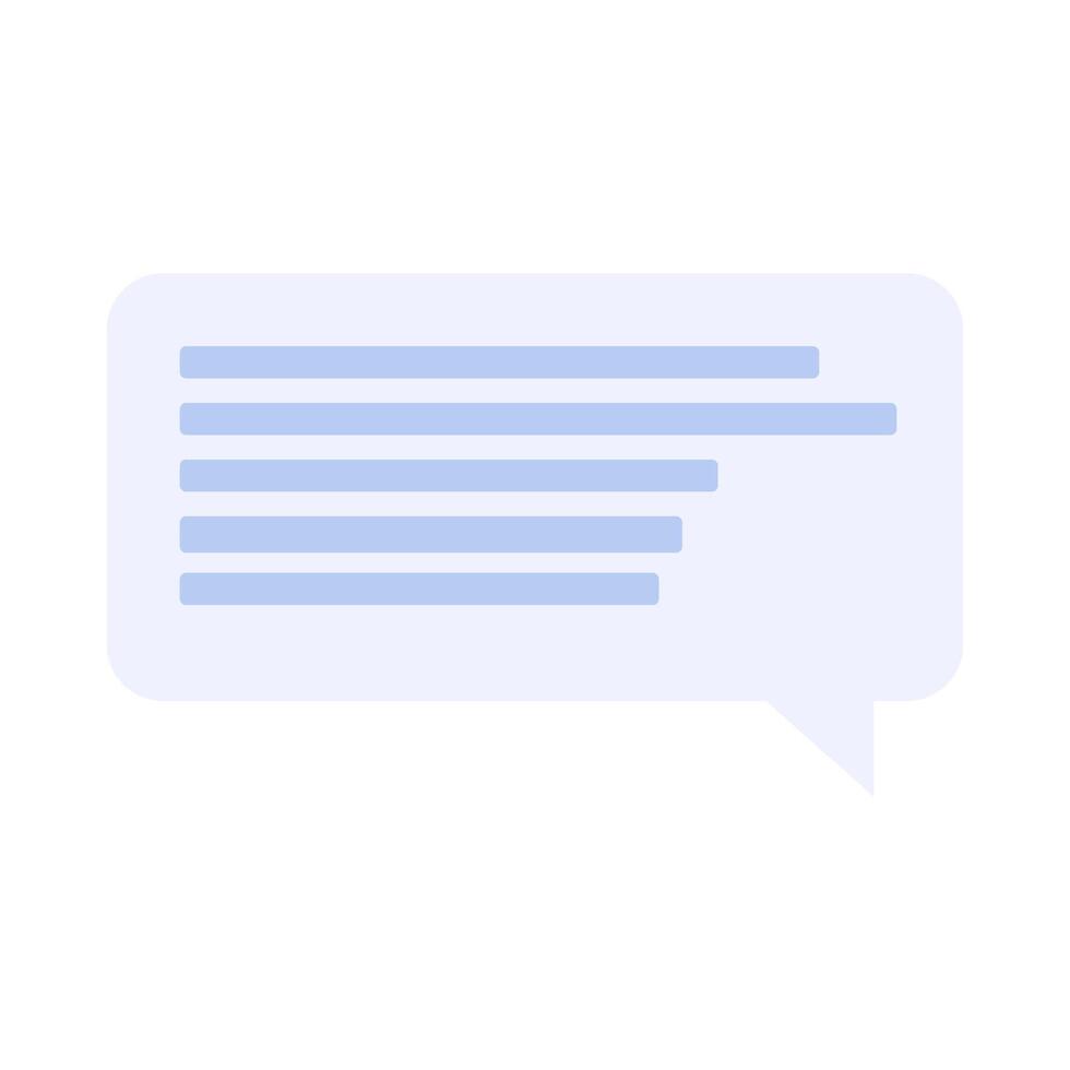 Cloud With A Text Message From Messenger Icon vector