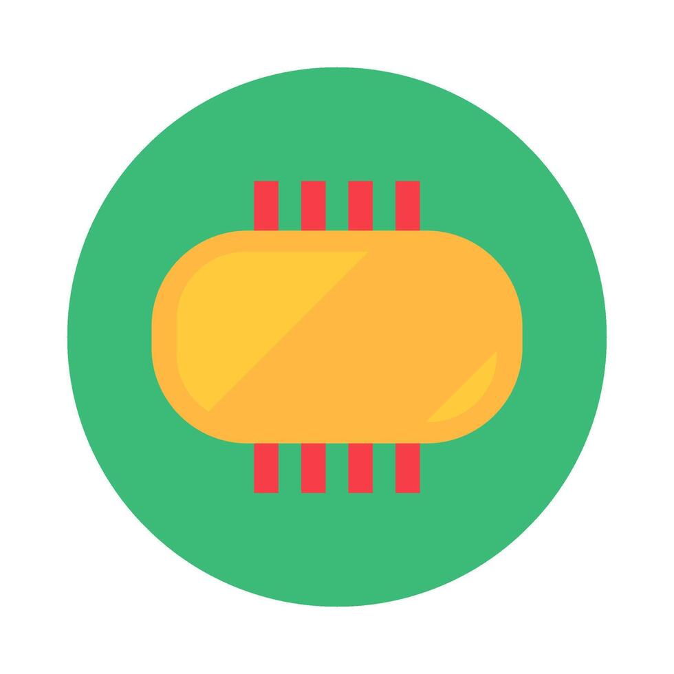 Ai Scheme Round Sticker High Precision Electronic vector