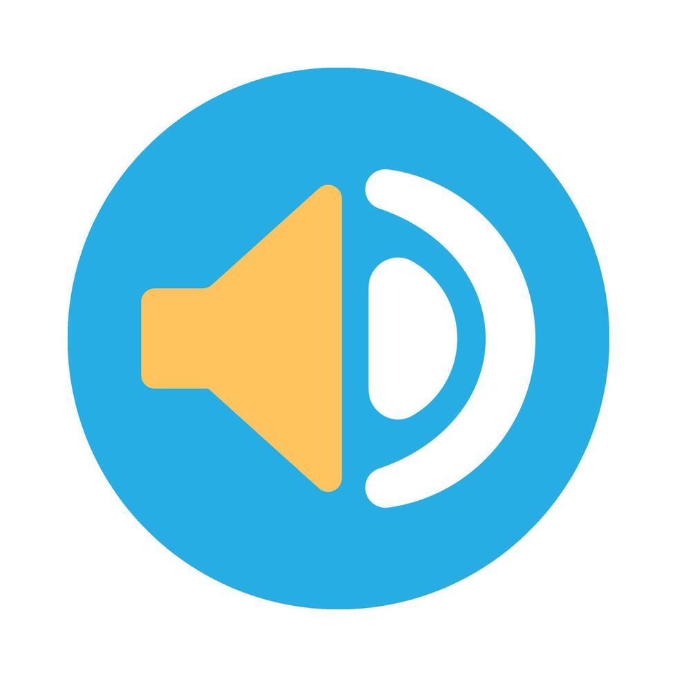 Audio Device Speaker At Full Volume Icon vector