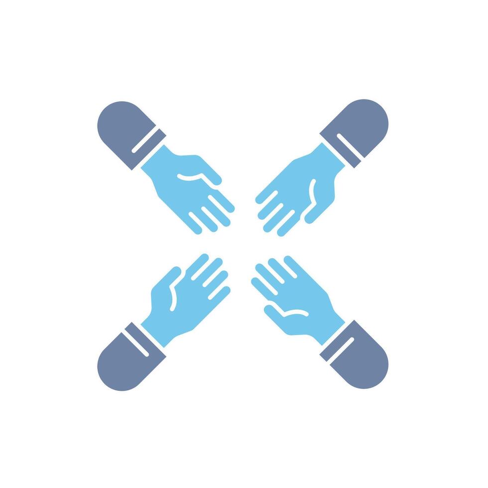 teamwork concept line icon. Simple element illustration. teamwork concept outline symbol design. vector