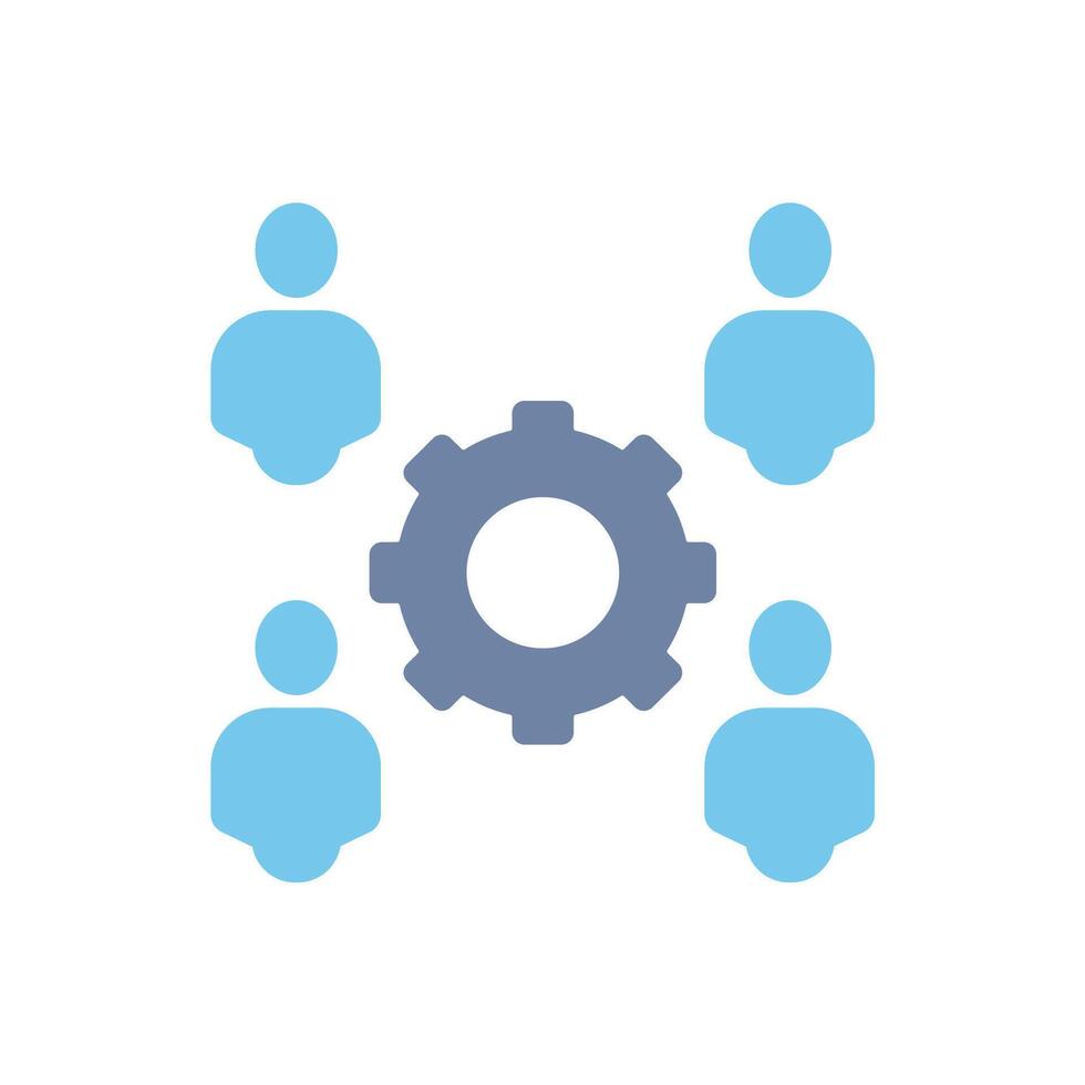 collaboration concept line icon. Simple element illustration. collaboration concept outline symbol design. vector