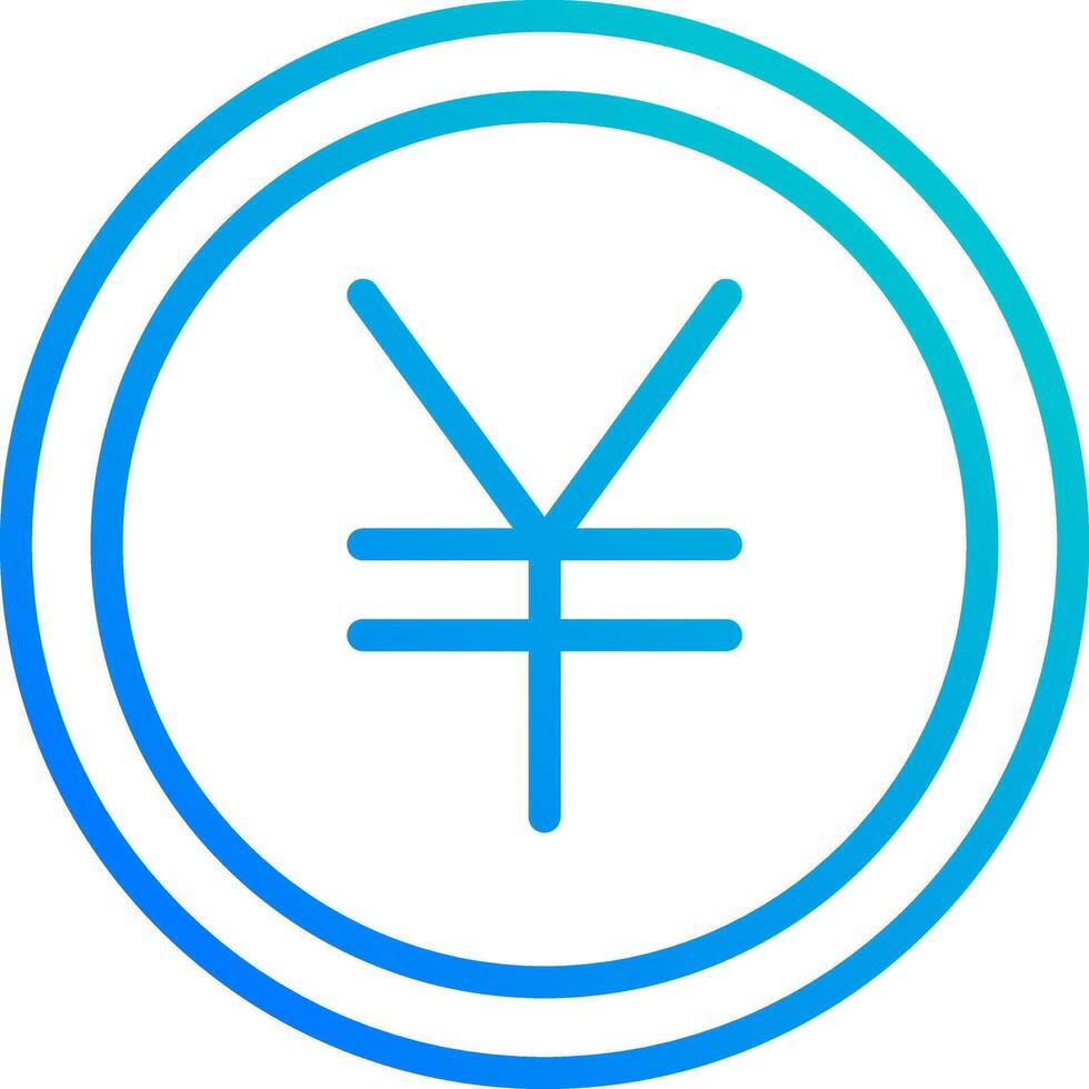 Yen Sign Icon vector