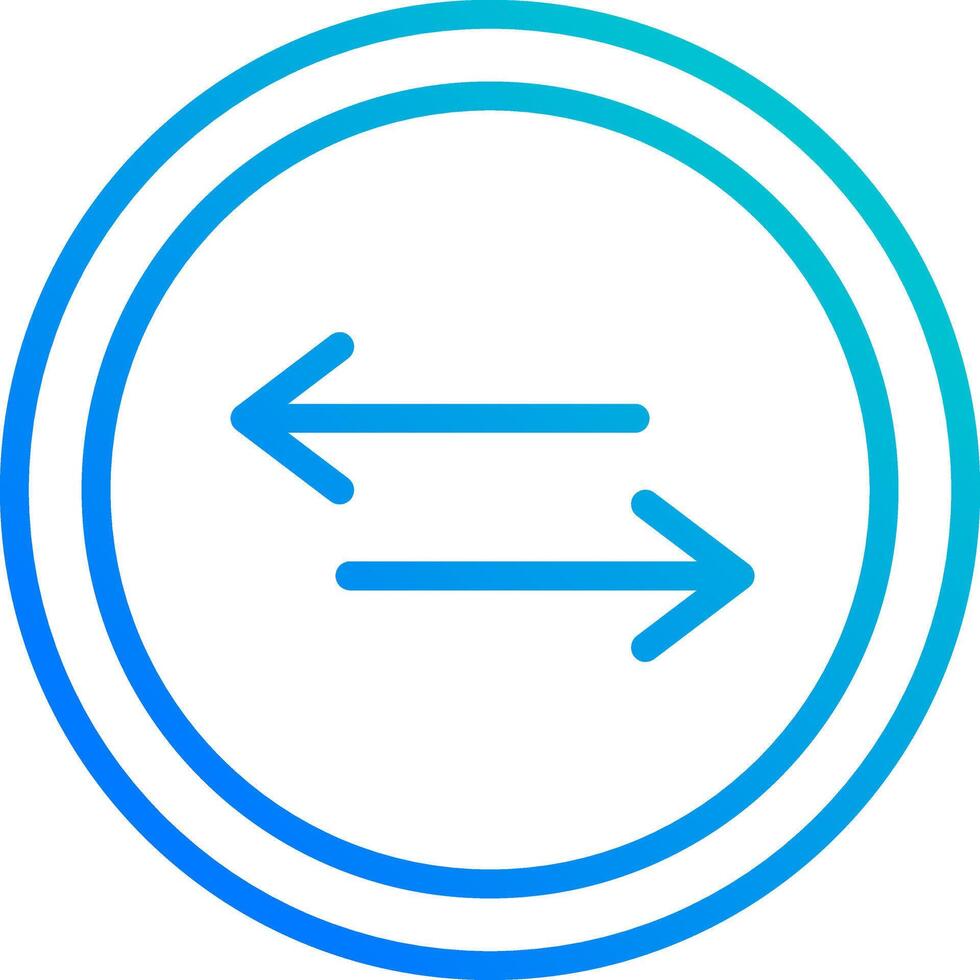 Money Transfer Icon with Arrows vector