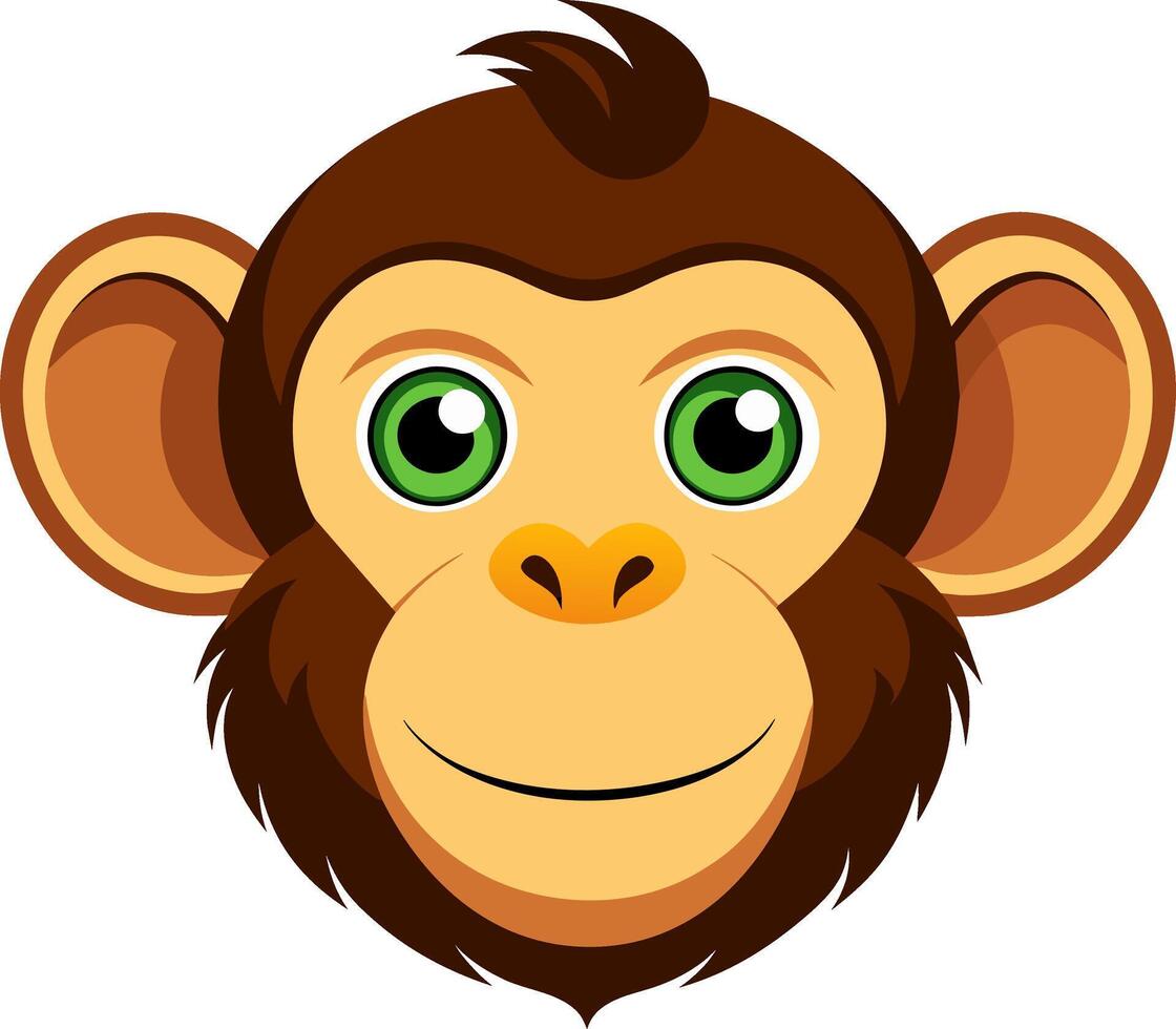 Monkey clipart free download vector
