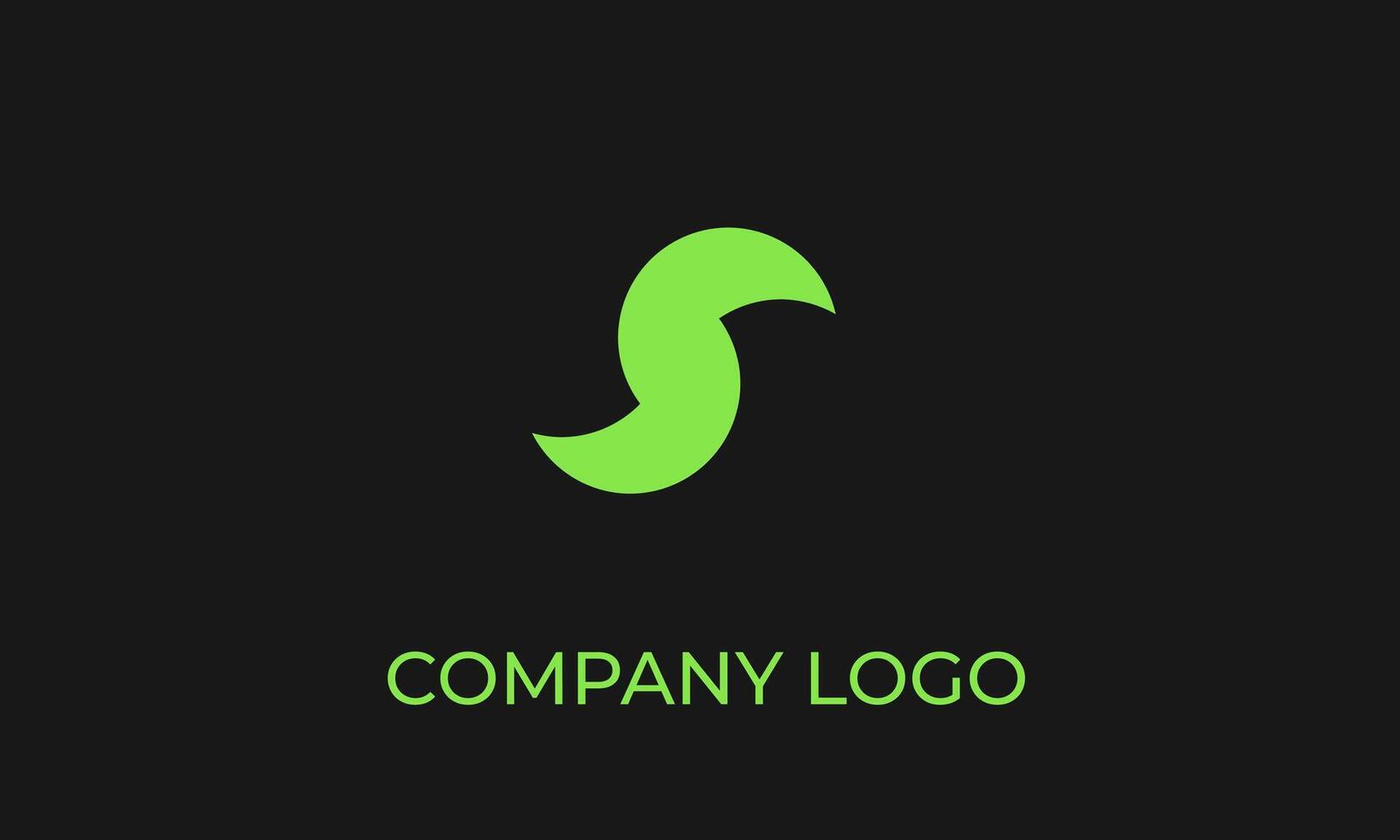 S green Elegant and creative Logo for your Business vector