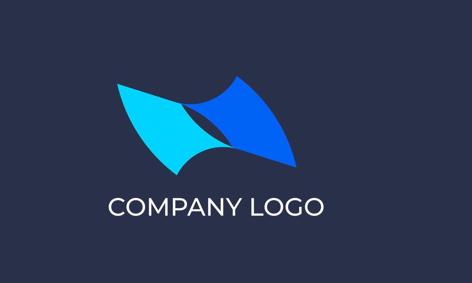 Blue logo abstract Elegant and creative Logo for your Business vector