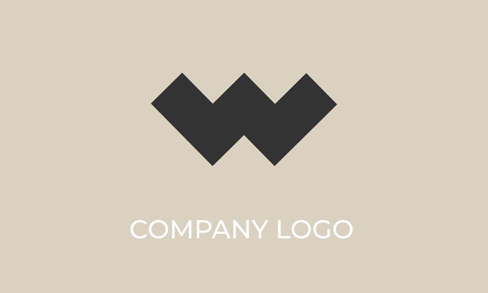 The w Elegant and creative Logo for your Business vector