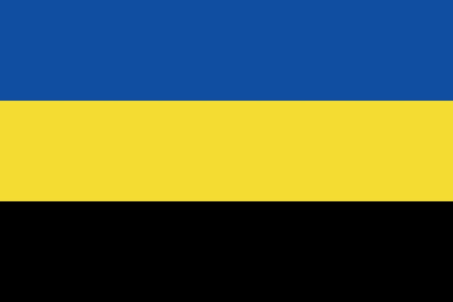 The flag of Gelderland, Netherlands vector