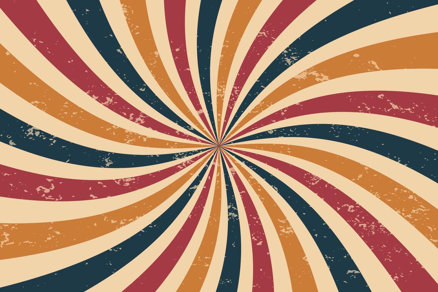Classic vintage retro sipral rays background vector
