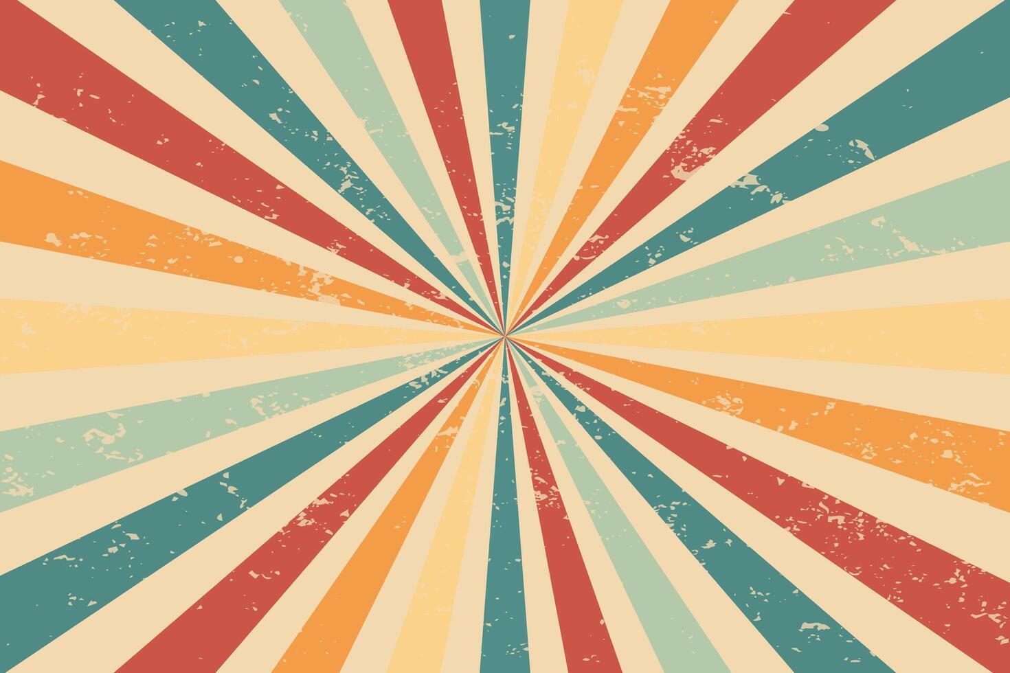 Abstract retro sunburst rays background vector
