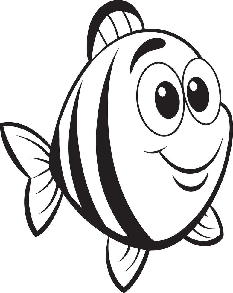 One fresh sea bass fish isolated on white background vector