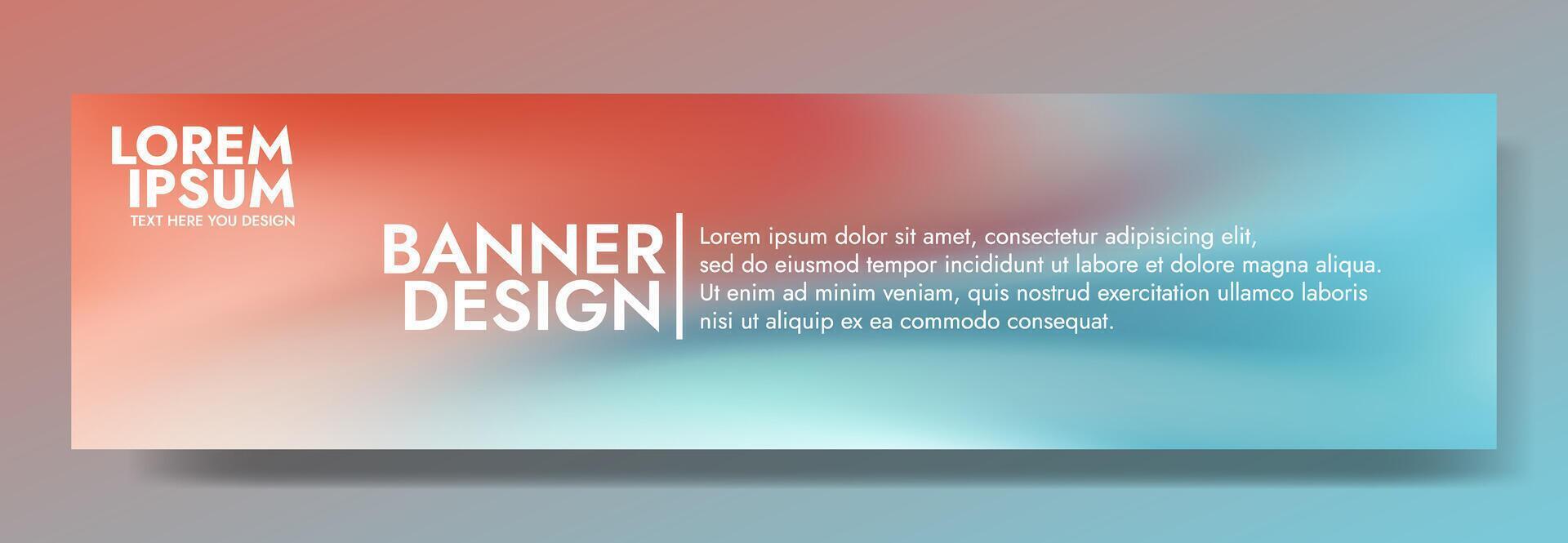 a background with orange and blue color vector