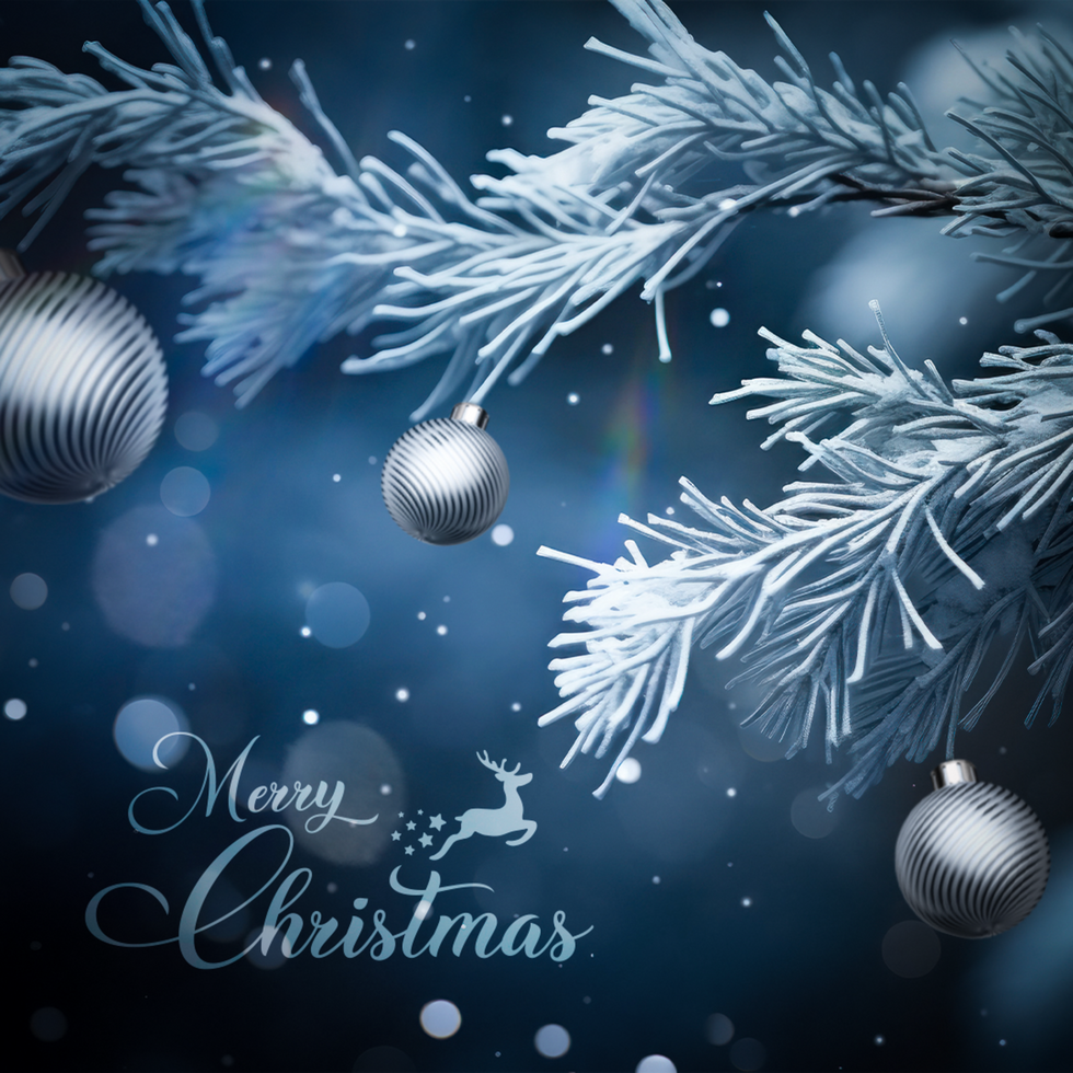 Mockup Design for Christmas Wishes in Square Size for Social media psd