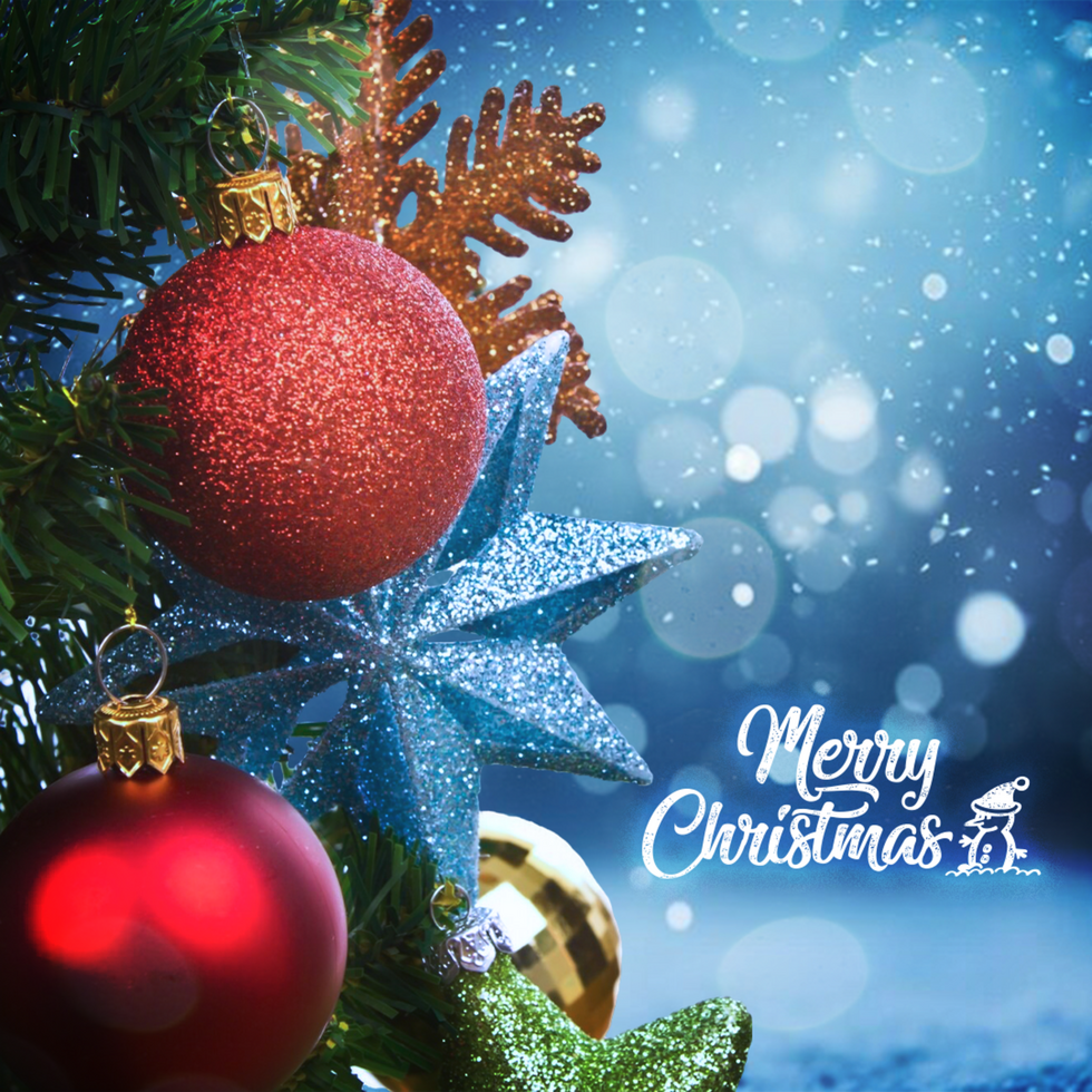 Mockup Design for Christmas Wishes in Square Size for Social media psd