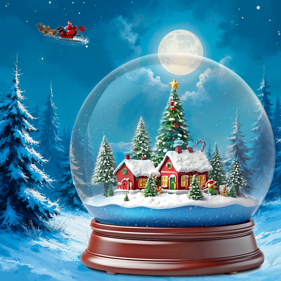 Mockup Design for Christmas Wishes in Square Size for Social media psd