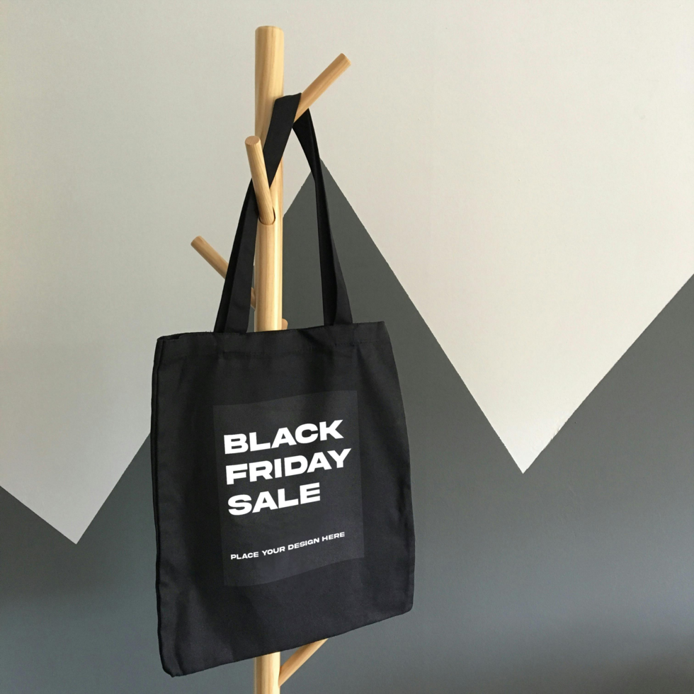 Black Friday Bag Mockup psd
