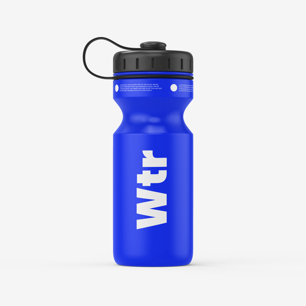 Mockup Sports Water Bottle 3d Render psd