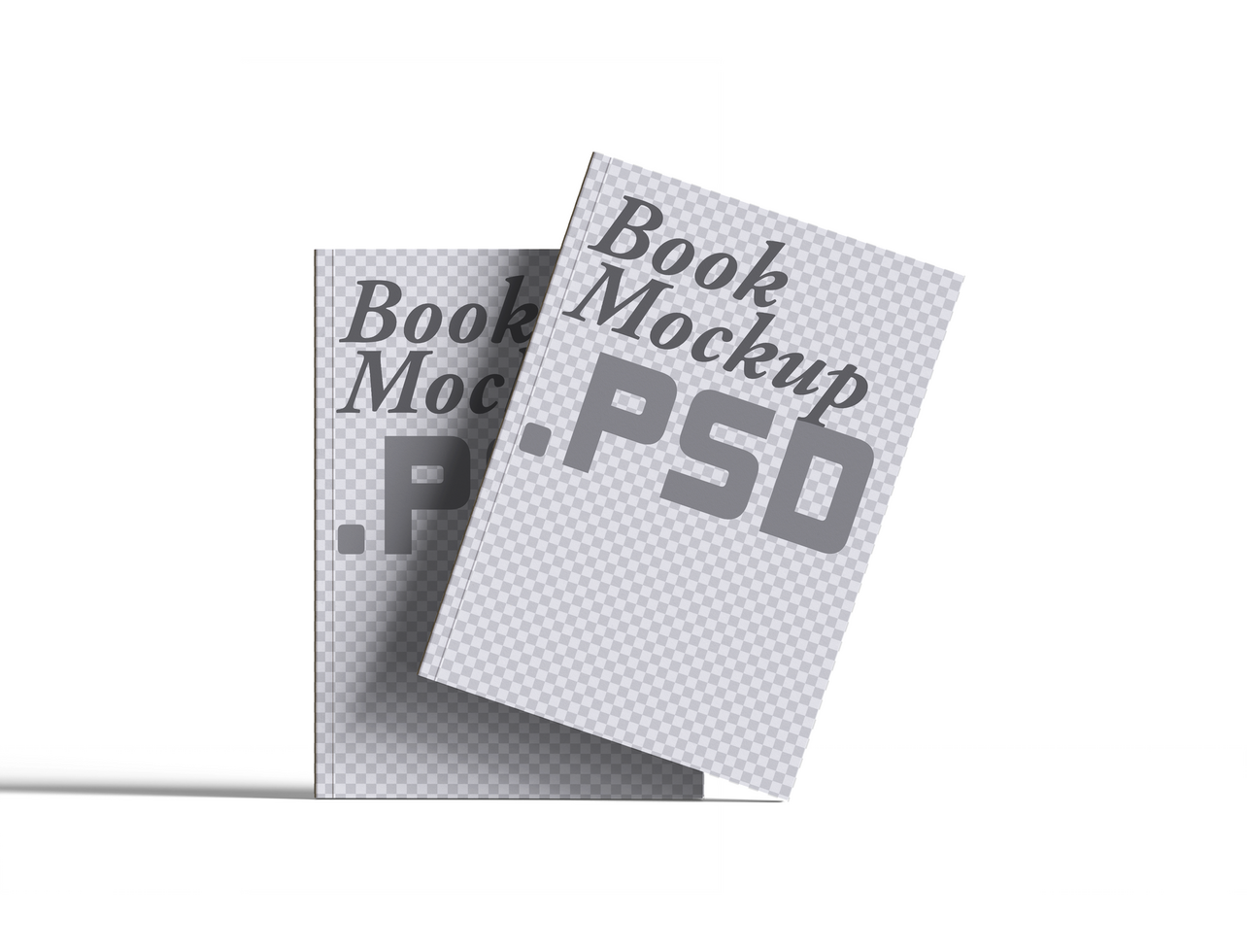 Two stand book mockup editable psd