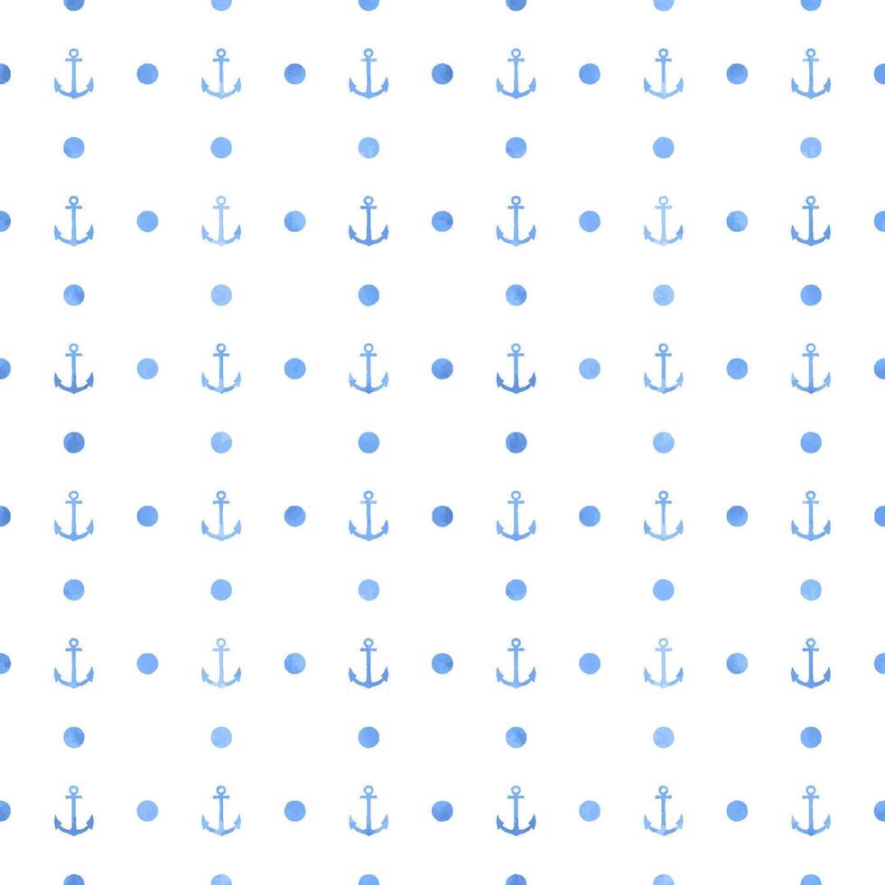 background with bubbles and anchor vector