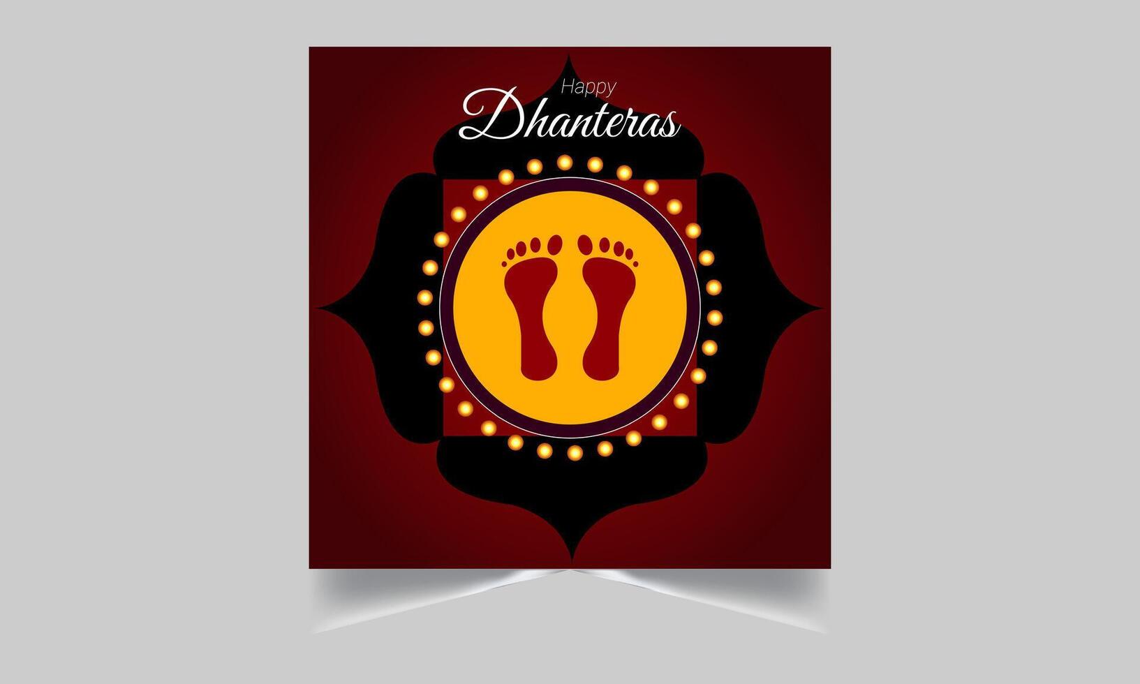 diwali festival of light invitation greeting card and background vector