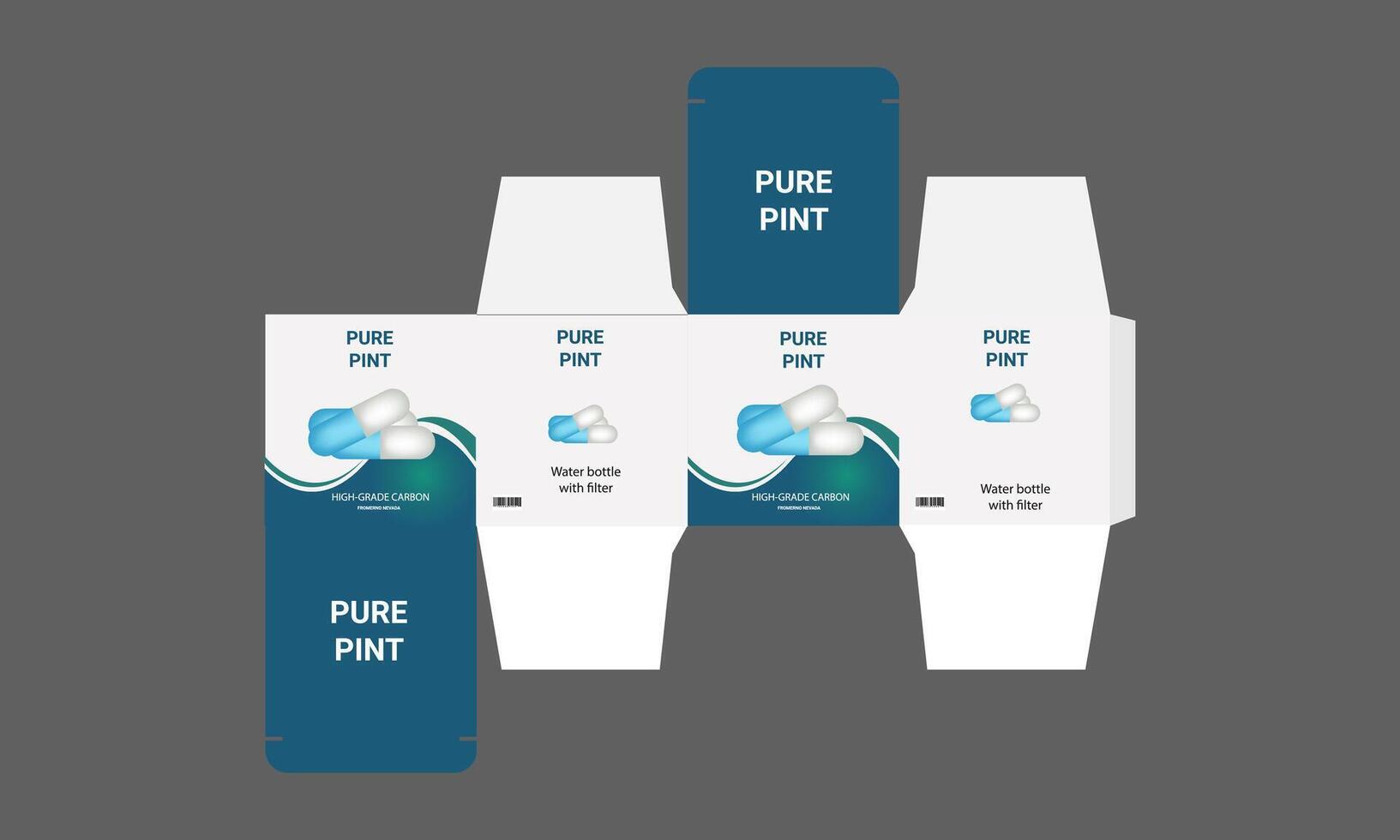 Label design and healthcare label vector