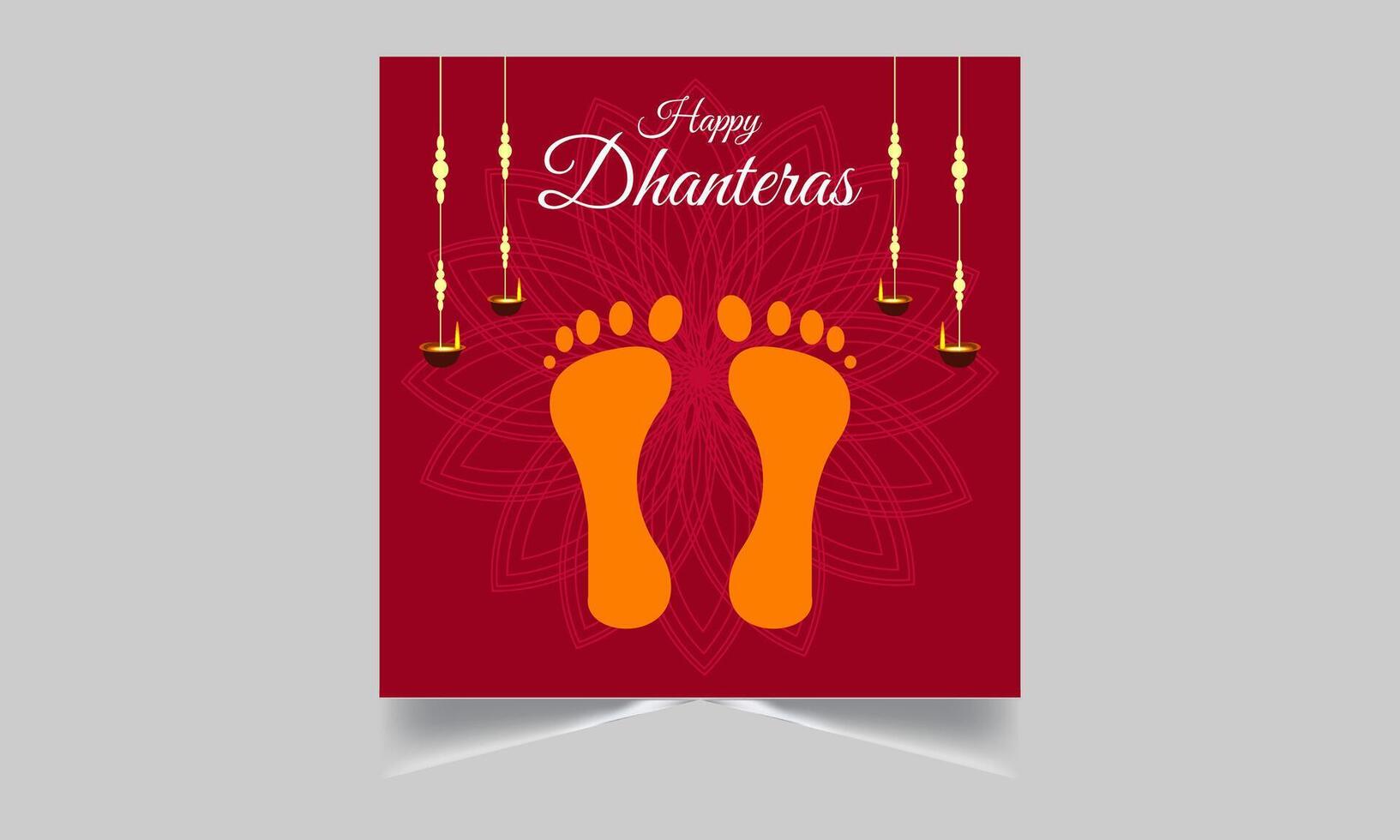 Background with mandala pantern for happy diwali festival vector