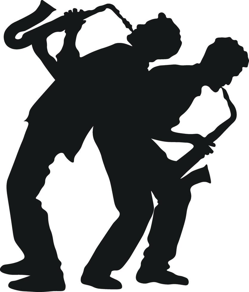 Saxophone Player Illustration vector