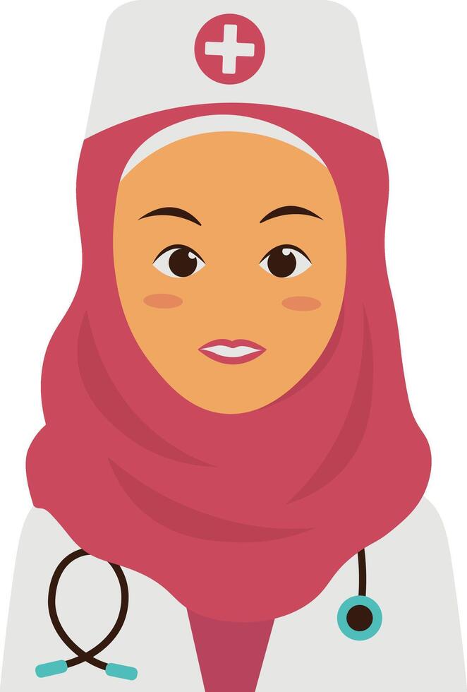 Women medical staff illustration vector