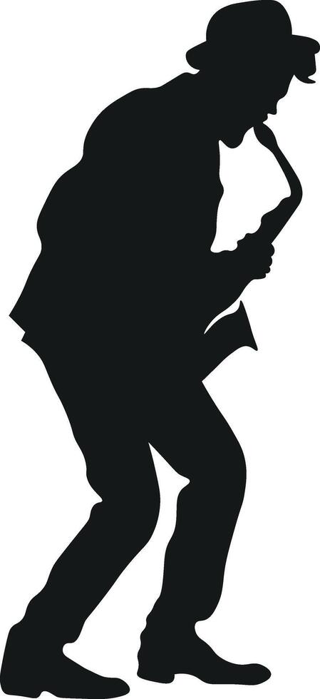 Saxophone Player Illustration vector