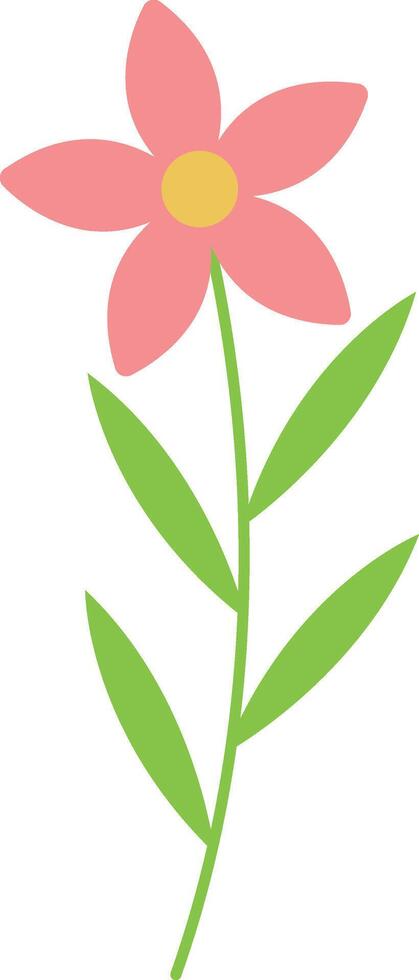 Flowers Icon with Pink Colors vector