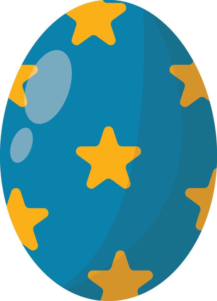 Cartoon Easter Eggs on White Background vector