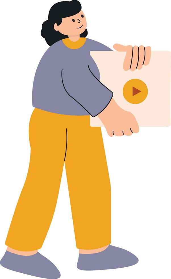 Businessman character Illustration vector