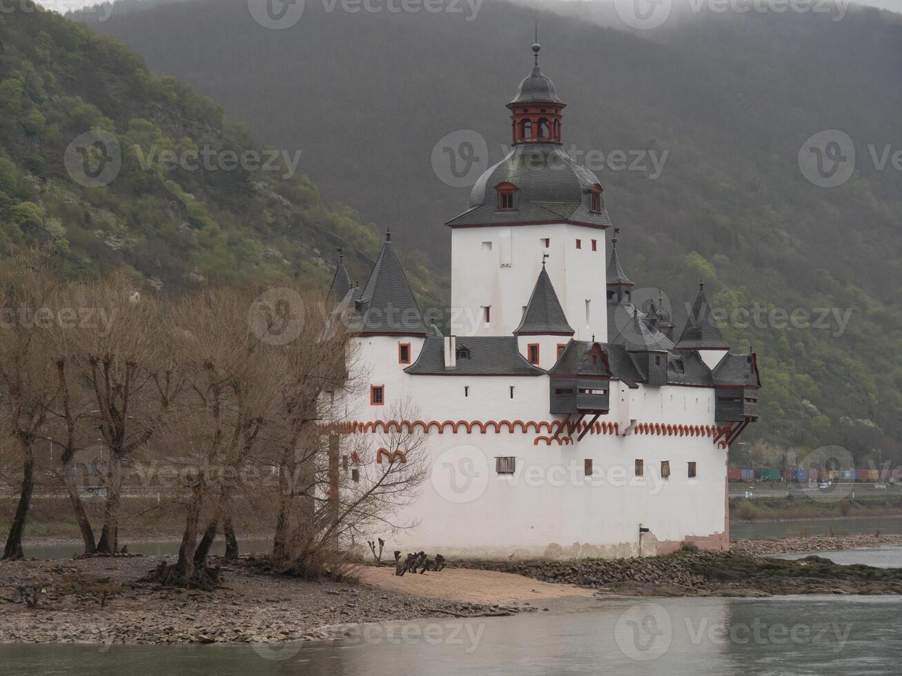 A castle on the shore photo
