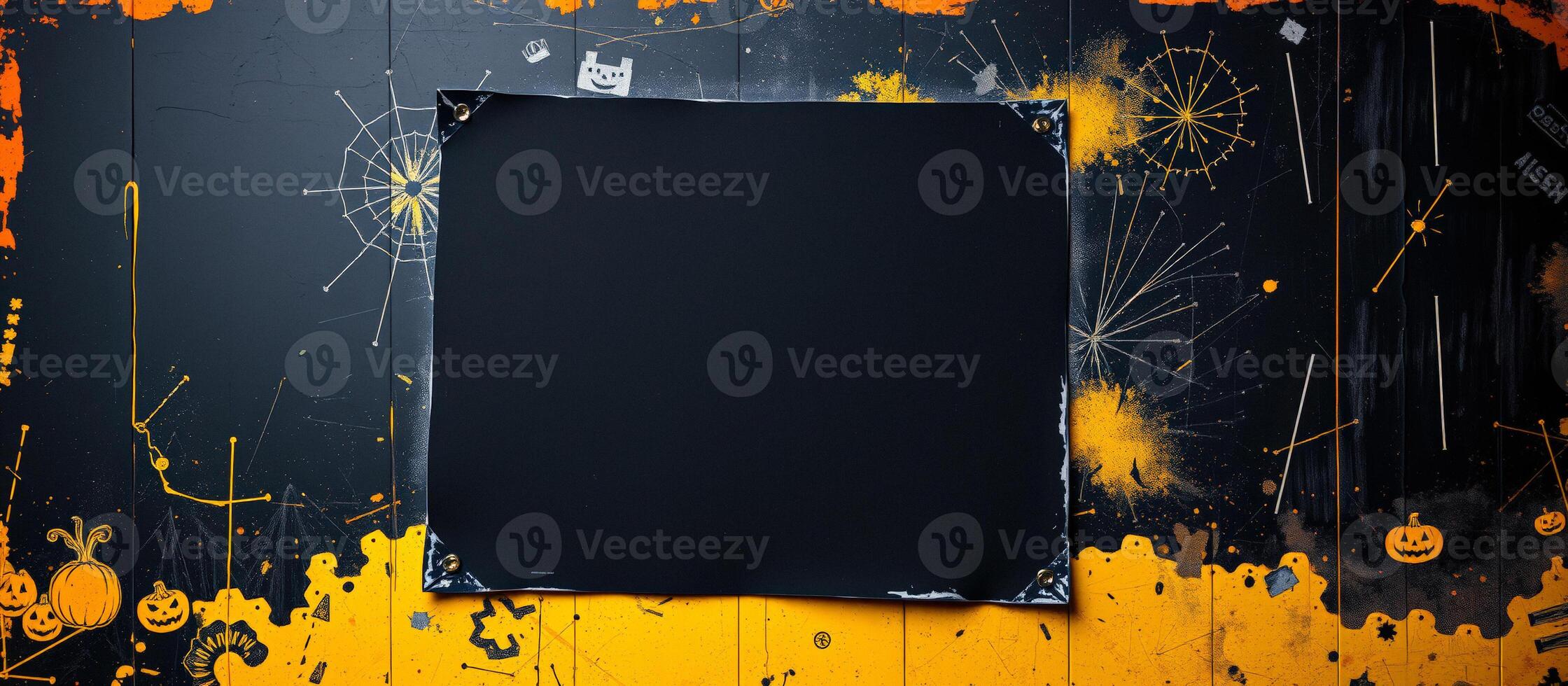 Halloween Black Board photo