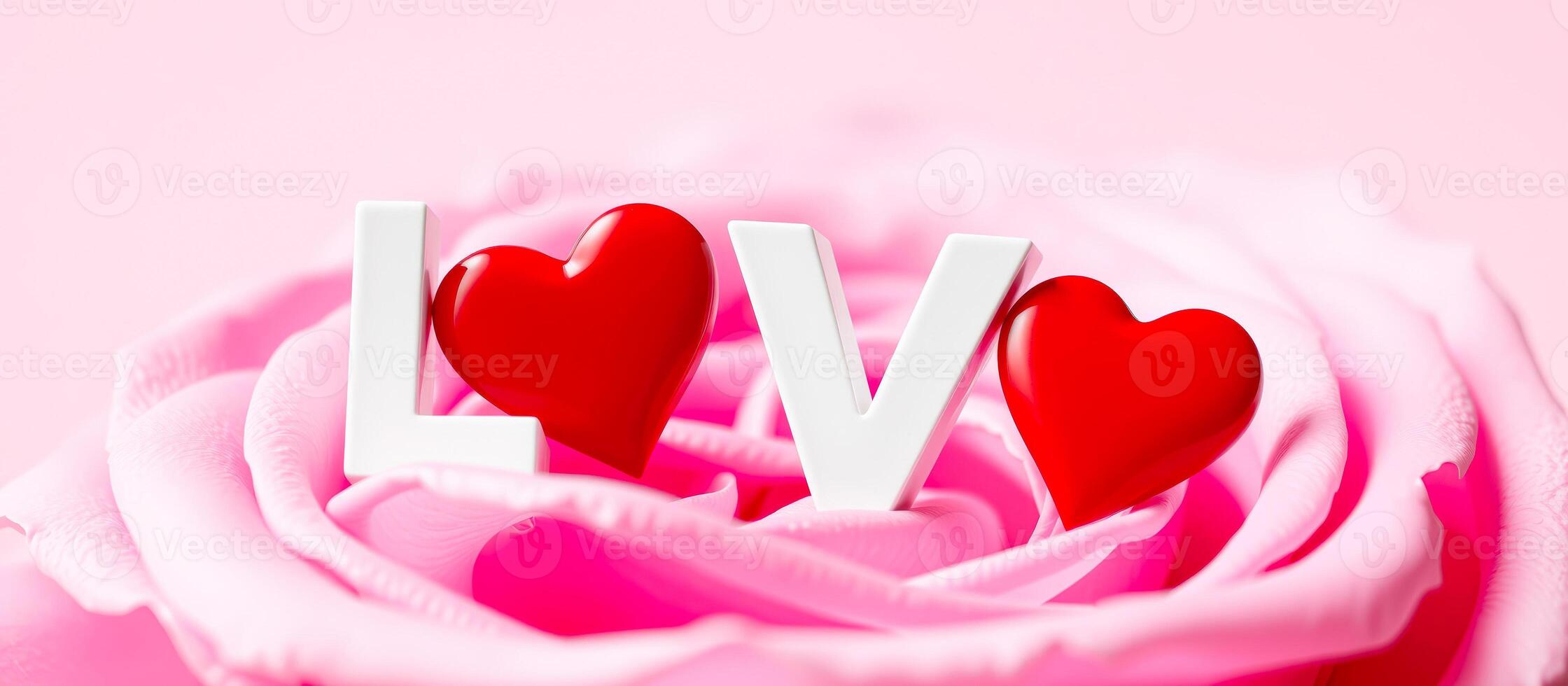 Love Letters on a Pink Rose photo