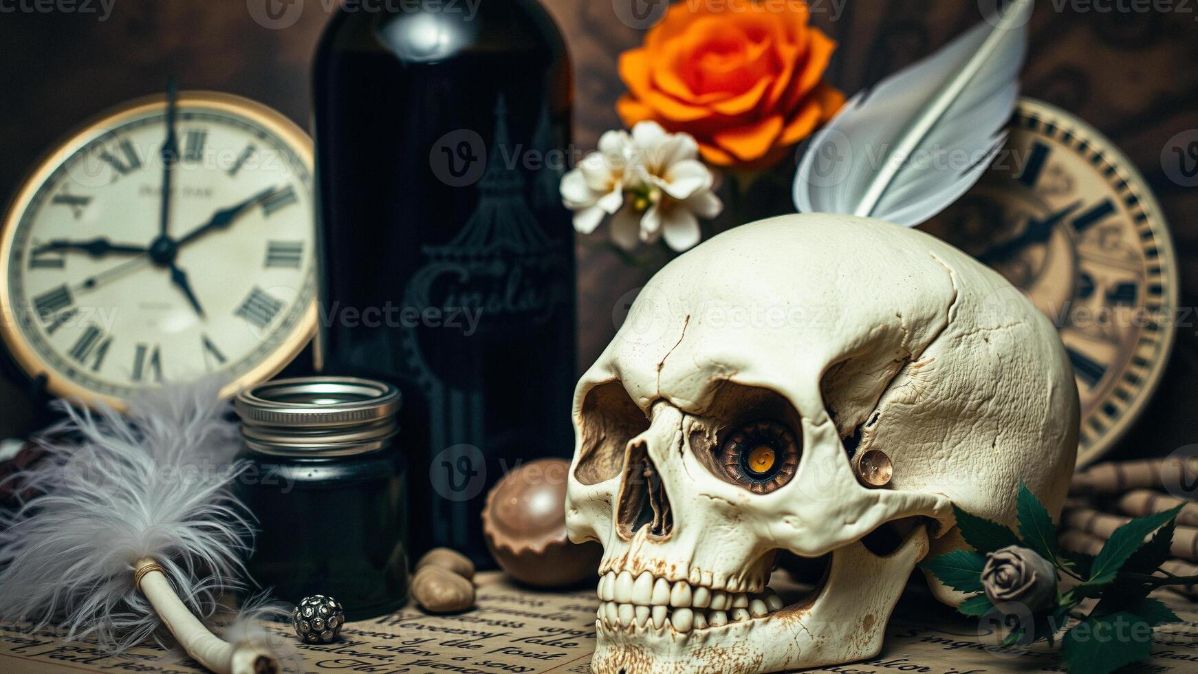 Time, Death, and a Rose photo