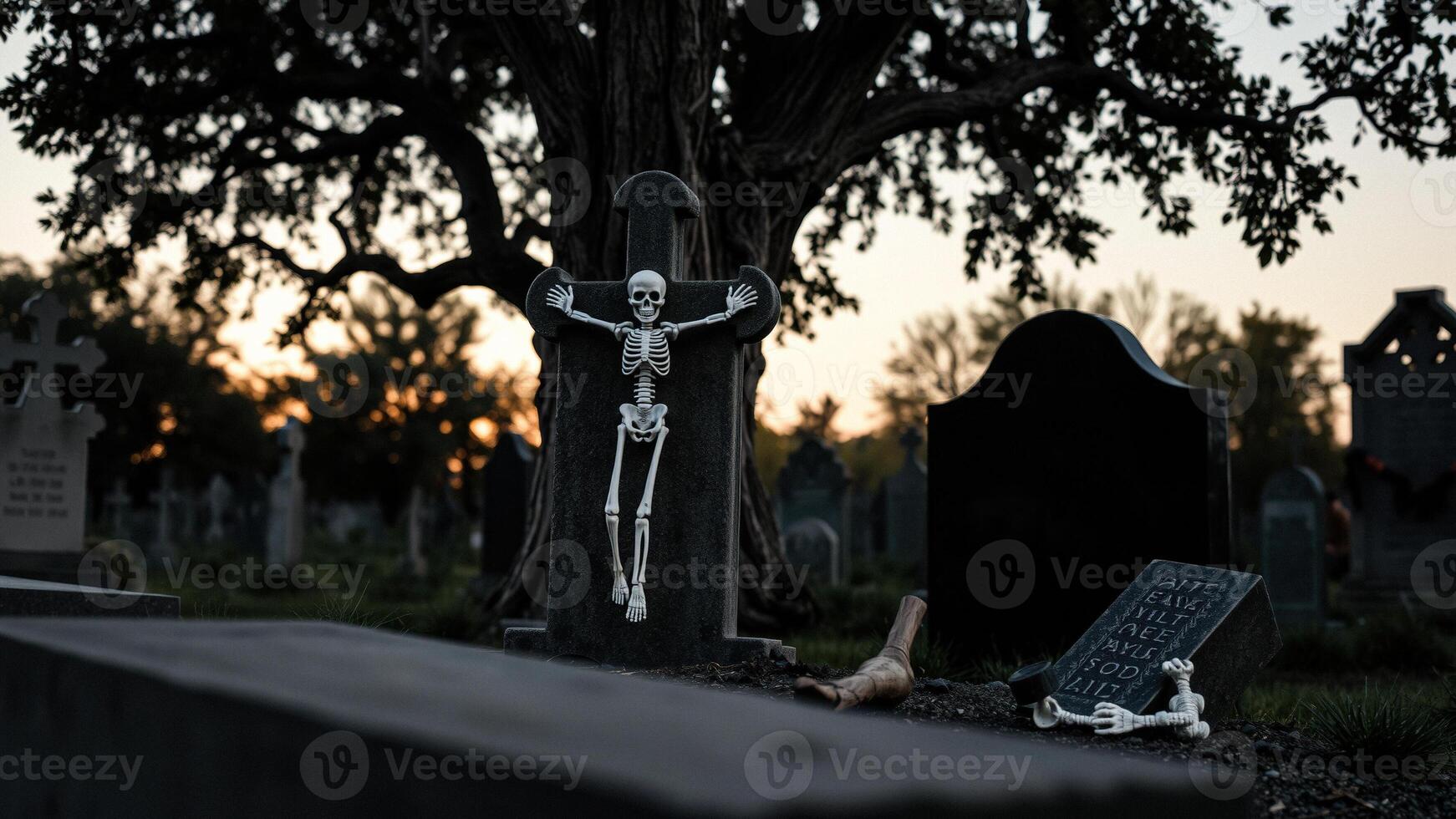 Skeleton in the Graveyard photo